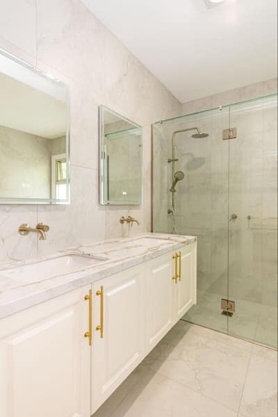 Completed HiCabinet bathroom vanity in Surrey Hills, Melbourne