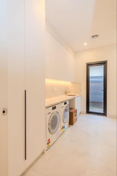 Completed HiCabinet laundry cabinetry in Brighton, Melbourne